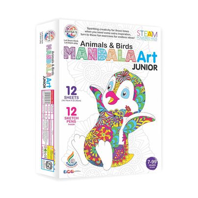 Ratna's Animals & Birds Mandala Art Jr
