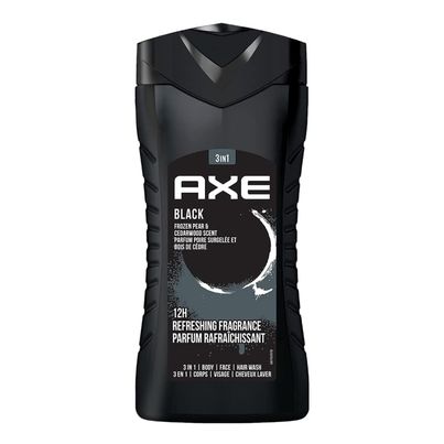 Axe Black 3-in-1 Body,Face & Hair Wash | For Men
