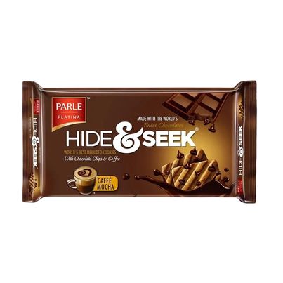 Parle Hide & Seek Cafe Mocha Flavoured Biscuits | Artificial Colour-free and Preservative-free