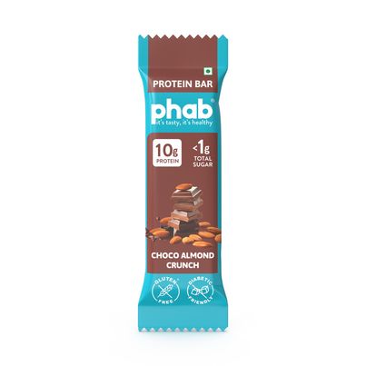 Phab Protein Bar Chocolate Almond Crunch 10g protein Phab Protein Bar Chocolate Almond Crunch 10g protein