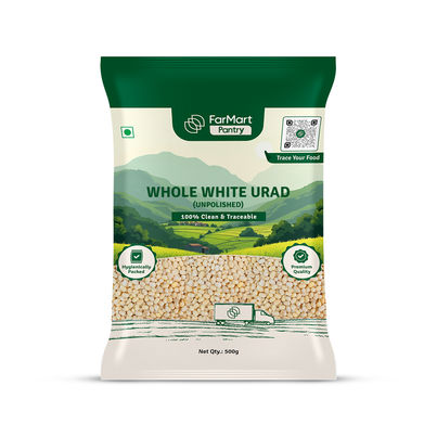 FarMart Pantry White Urad Whole | Unpolished Urad Gota