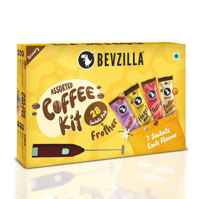 Bevzilla Cafe Coffee kit with Frother