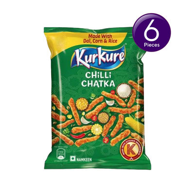 Kurkure Red Chilli Chataka Chips Combo 