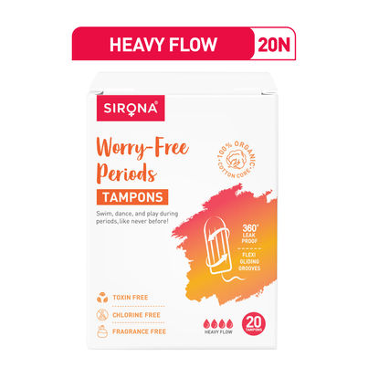 Sirona Premium Tampons - Heavy Flow