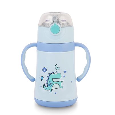 Cello Doodle Kids Flask | 329 Ml | Leak-Proof | Turquoise