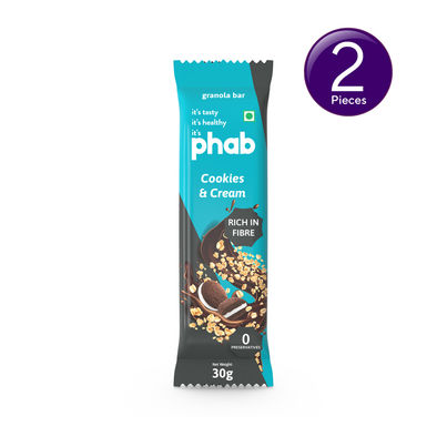 Phab Granola Bar Cookies & Cream Combo Phab Granola Bar Cookies & Cream Combo