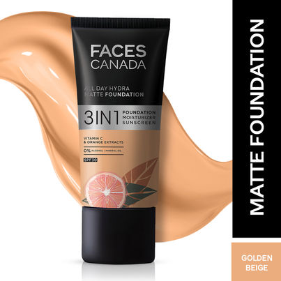 Faces Canada All Day Hydra Matte Foundation Golden Beige 032