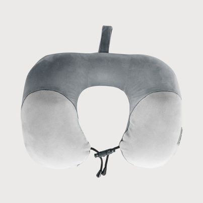 Nasher Miles 100% Pure Memory Foam Travel Neck Pillow- Stable Neck Support- Dark Grey And Grey Nasher Miles 100% Pure Memory Foam Travel Neck Pillow- Stable Neck Support- Dark Grey And Grey