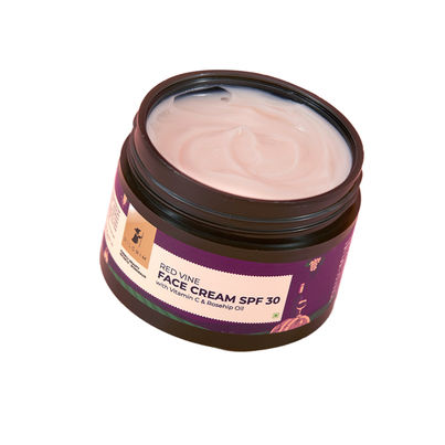 Pilgrim Red Vine Face Cream with SPF 30, Rosehip Oil & Vit C For Anti Ageing, Sun Protection PA+++ Pilgrim Red Vine Face Cream with SPF 30, Rosehip Oil & Vit C For Anti Ageing, Sun Protection PA+++