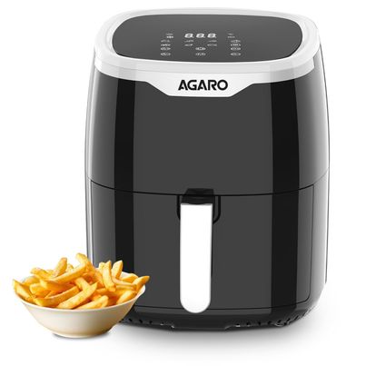 Agaro Galaxy Digital Air Fryer For Home, 4.5L, Electric Air Fryer, Oven, 1400W Programs & Reheat Agaro Galaxy Digital Air Fryer For Home, 4.5L, Electric Air Fryer, Oven, 1400W Programs & Reheat