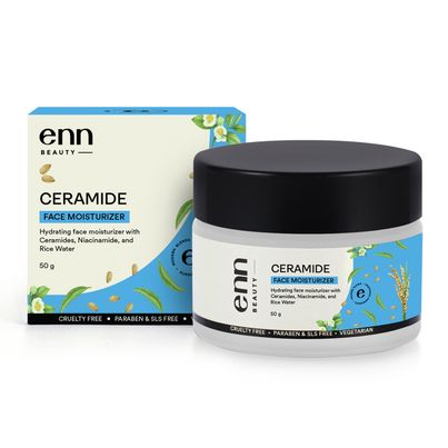 ENN Beauty Ceramide Face Moisturizer with Niacinamide & Rice Water | Deep Hydration