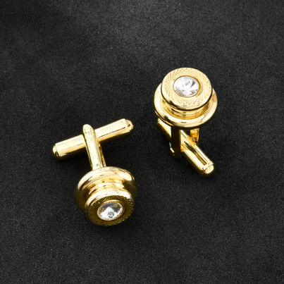 Voylla Elite Gold Men's Cufflinks