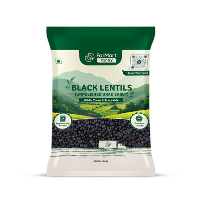 Farmart Pantry Black Lentils - Urad Sabut - Whole Urad Farmart Pantry Black Lentils - Urad Sabut - Whole Urad
