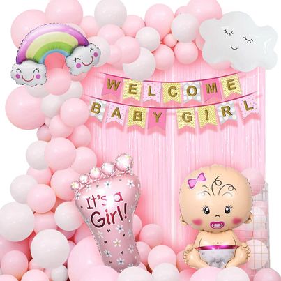 Party Propz Welcome Baby Decoration - Pack Of 47