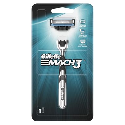 Gillette Mach 3 Razor Light Shaving Razor For Men Gillette Mach 3 Razor Light Shaving Razor For Men