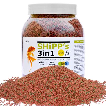 Tunai Shipp 3In1 Fish Food 1.2Mm