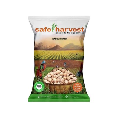 Safe Harvest Pesticide-Free Kabuli Chana | Vegan | Gluten Free