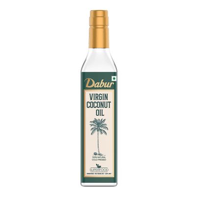 Dabur Virgin Coconut Cold Pressed Oil (Nariyal Oil)