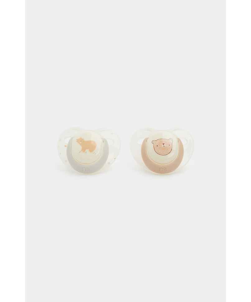 Mothercare Bear Soothers Beige Pack Of 2
