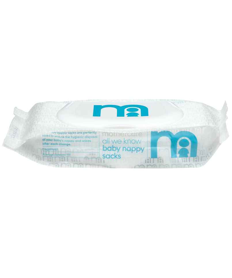 Mothercare All We Know Nappy Sacks - Pack Of 100