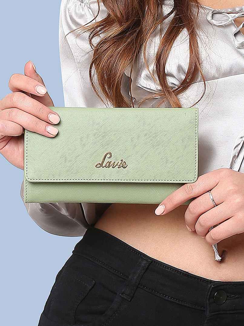 Lavie Women's Trifiano Trifold Wallet | Mint | Large | (19 X 2 X 11 Cm) Lavie Women's Trifiano Trifold Wallet | Mint | Large | (19 X 2 X 11 Cm)
