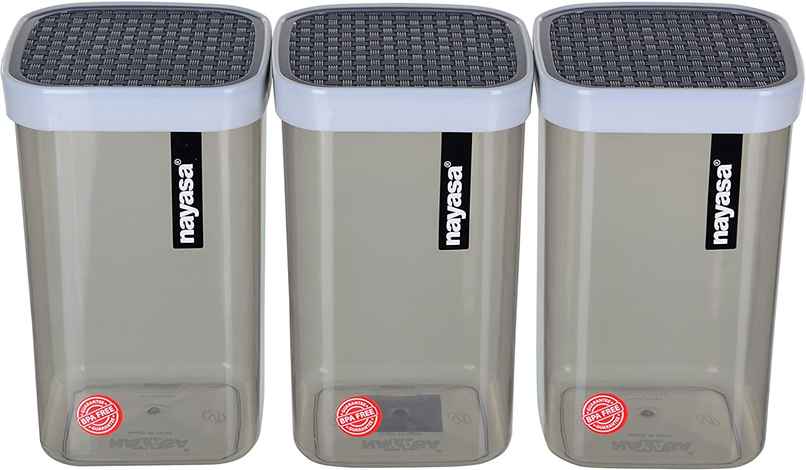 Fusion Container Set 1000 ml (3 Pcs Set)-Grey Fusion Container Set 1000 ml (3 Pcs Set)-Grey
