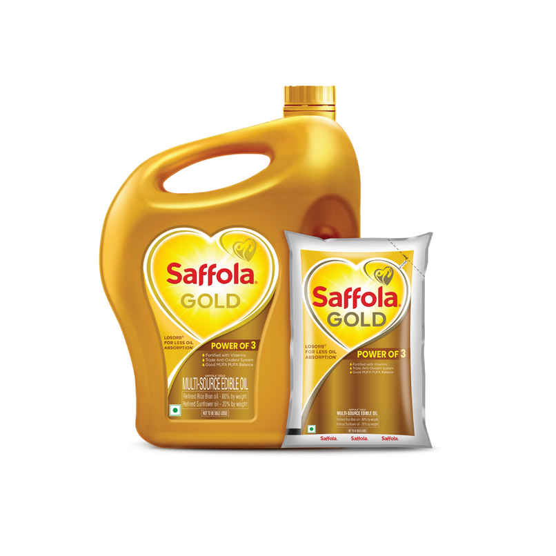 Saffola Gold Oil Power of 3