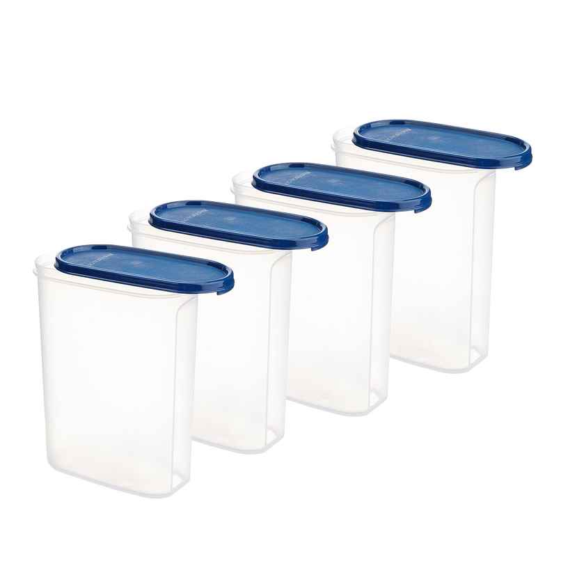 SignoraWare Modular Container Oval No 4 |Set of 4 | C136 Blue