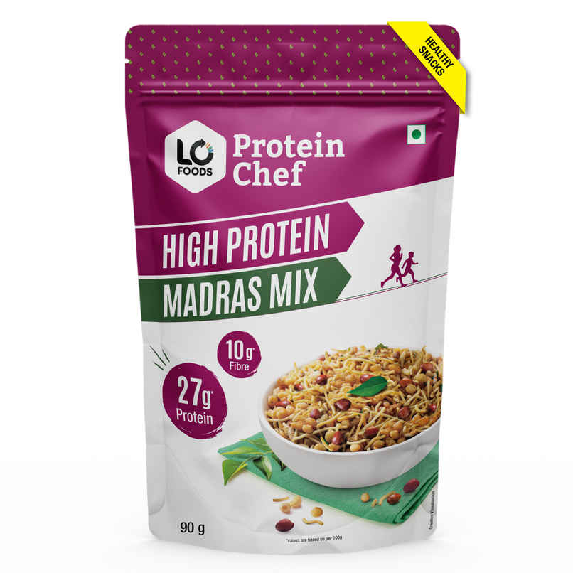 Protein Chef Madras High Protein Mixture Namkeen | Healthy Snacks | No Transfat, No Preservatives