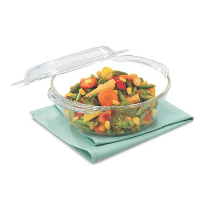 SignoraWare Bake 'N' Serve Casserole Borosilicate Glass | 1500 Ml | 1223 Clear