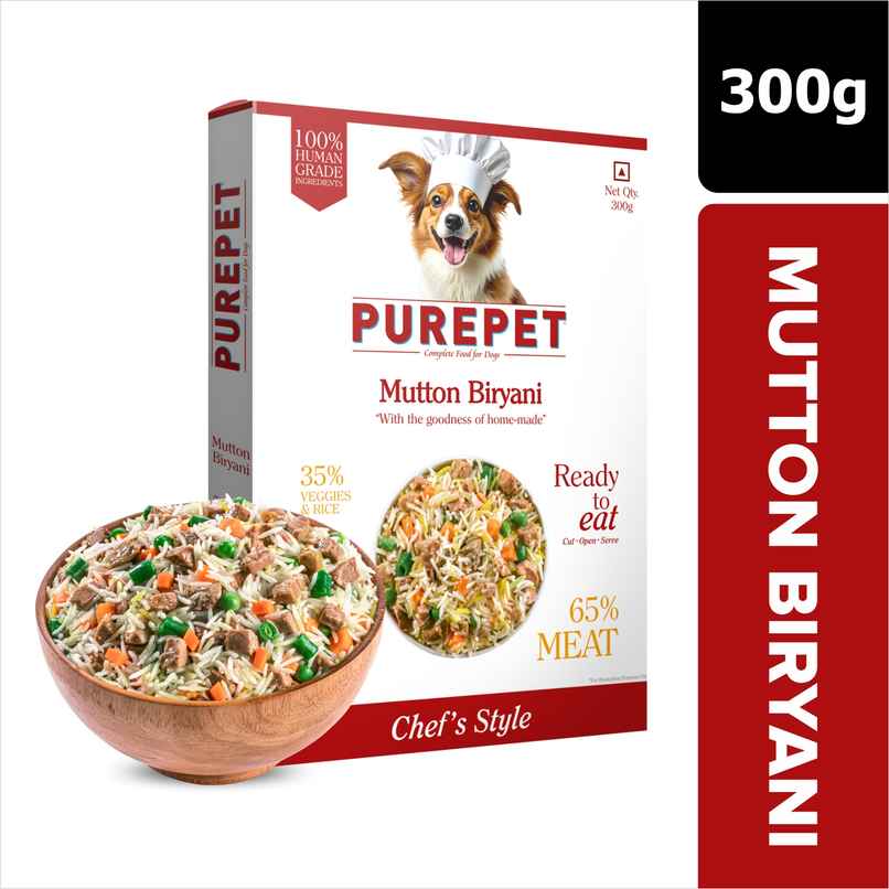 Purepet Mutton Biryani Fresh Dog Food (Adults & Puppies)