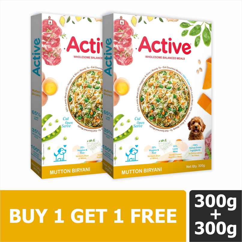 Active Real Mutton Biryani Dog Fresh Food