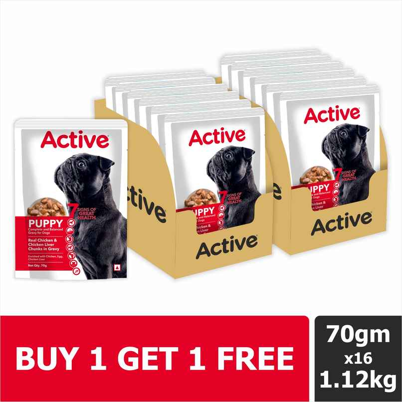 Active Adult Gravy Wet Dog Food Chicken Liver and Real Chicken Active Adult Gravy Wet Dog Food Chicken Liver and Real Chicken