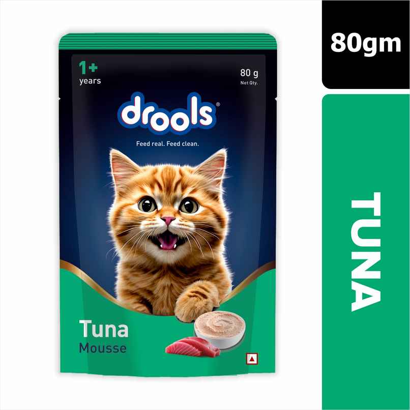 Drools Tuna Mousse Adult Cat Wet Food 80gm