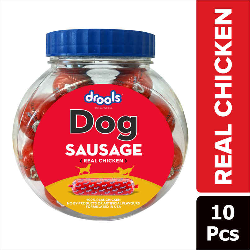 Drools 100% Real Chicken Sausage Treats for Dogs