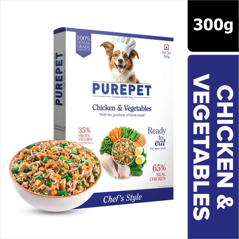 Purepet Chicken & Veg Fresh Dog Food (Adults & Puppies)