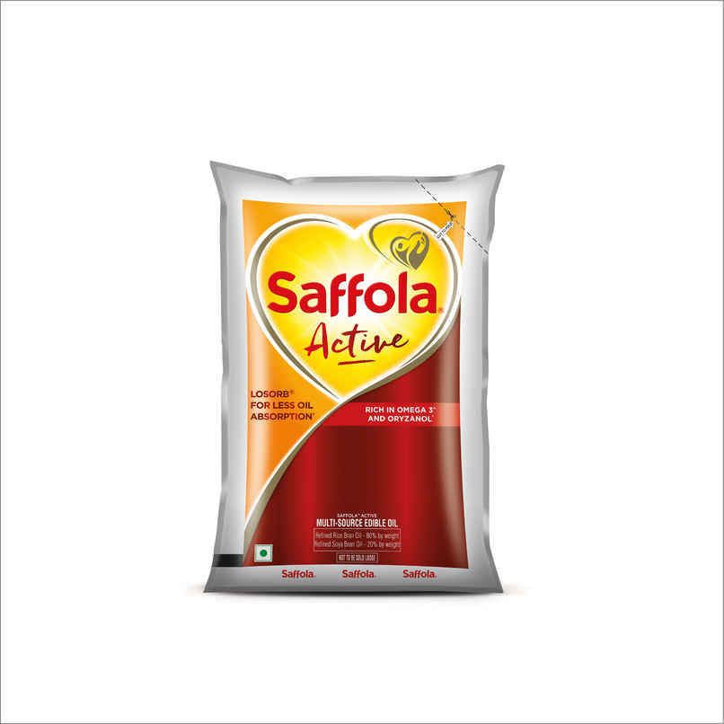 Saffola Active Rice Bran & Soyabean Oil | Rich in Omega 3 & Oryzanol Saffola Active Rice Bran & Soyabean Oil | Rich in Omega 3 & Oryzanol