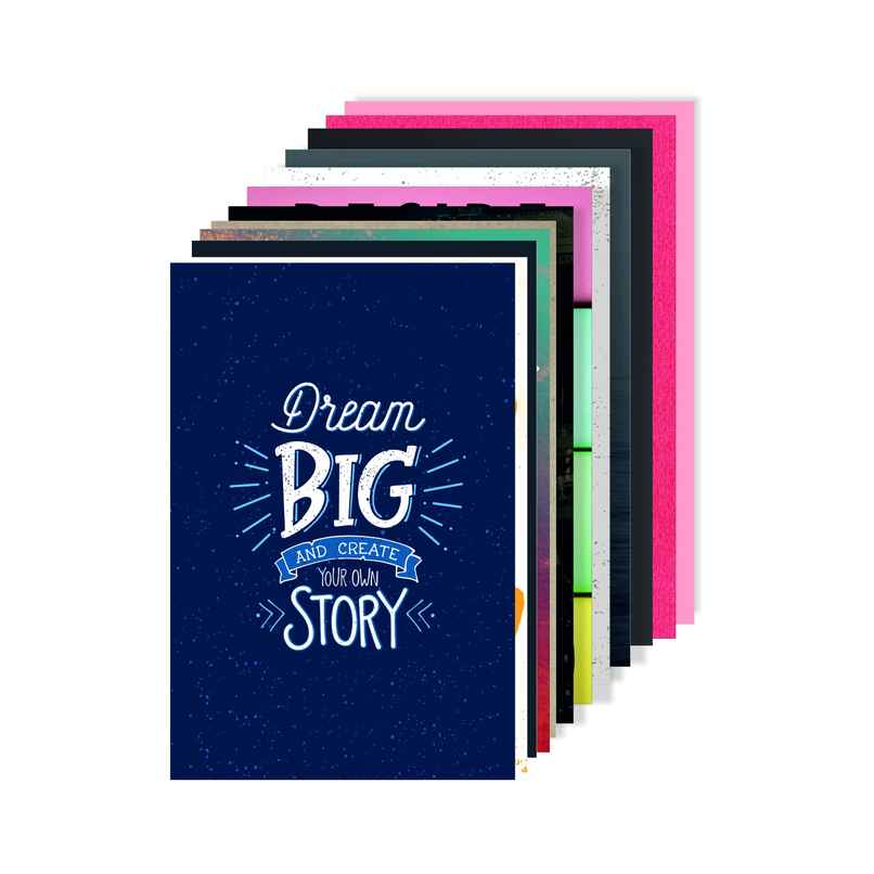 Paper Plane Design Motivational Wall Posters | Set of 10 | (12 Inch x 18 Inch) D87