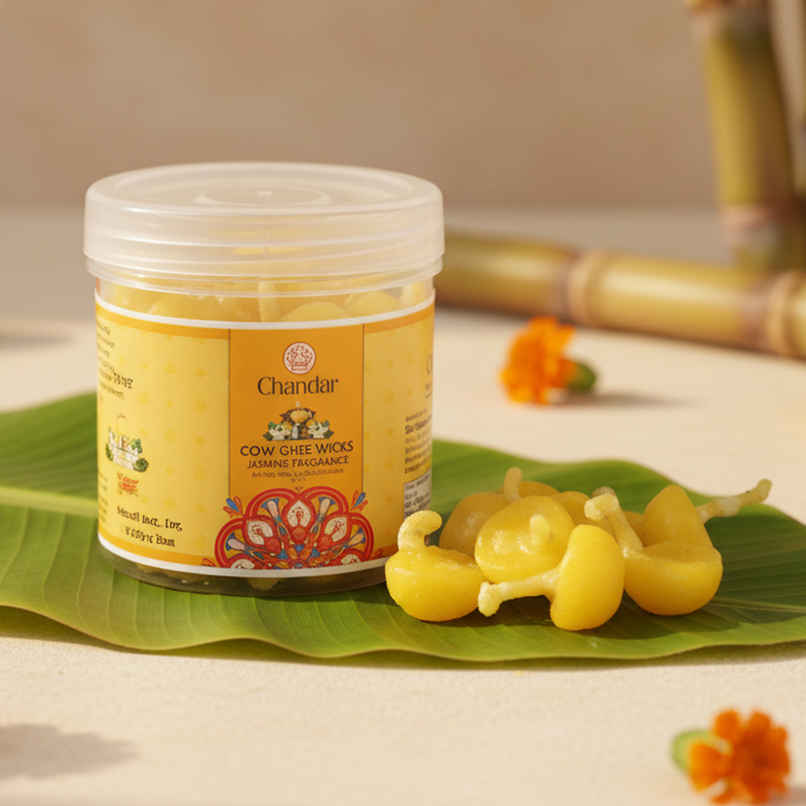 Cow Ghee Wicks | Sacred Use | Chandar Cow Ghee Wicks | Sacred Use | Chandar