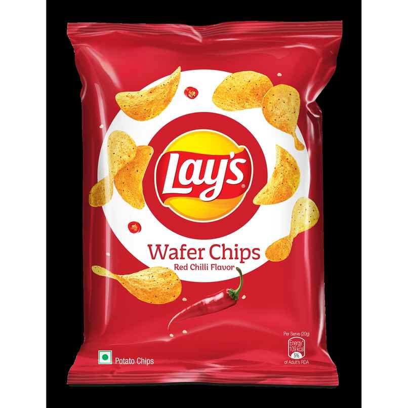 Lay's Wafer Chips Red Chilli | Spicy & Crispy