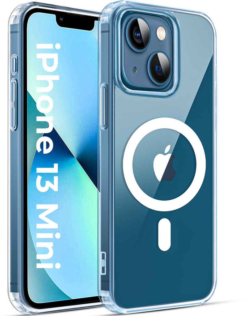 Artistque Case for Iphone 13 Mini Back Cover - Transparent Clear Magsafe