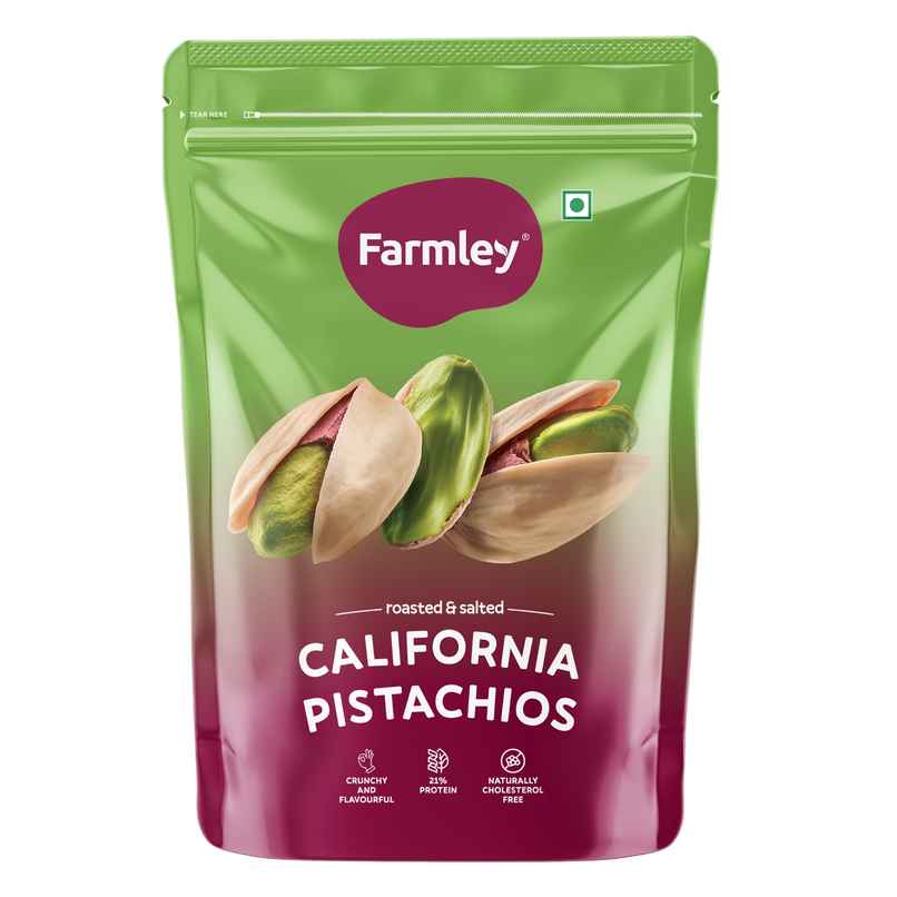Farmley Premium California Roasted & Salted Pistachios Farmley Premium California Roasted & Salted Pistachios