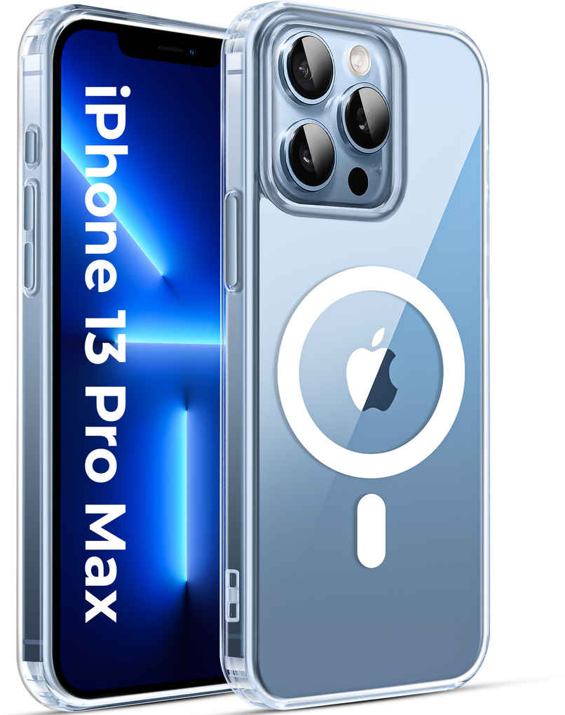 Artistque Case for Iphone 13 Pro Max Back Cover - Transparent Clear Magsafe