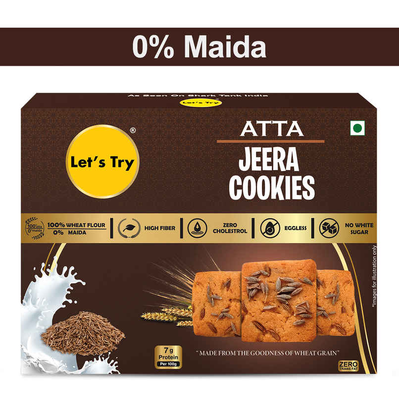 Let's Try Atta Jeera Cookies