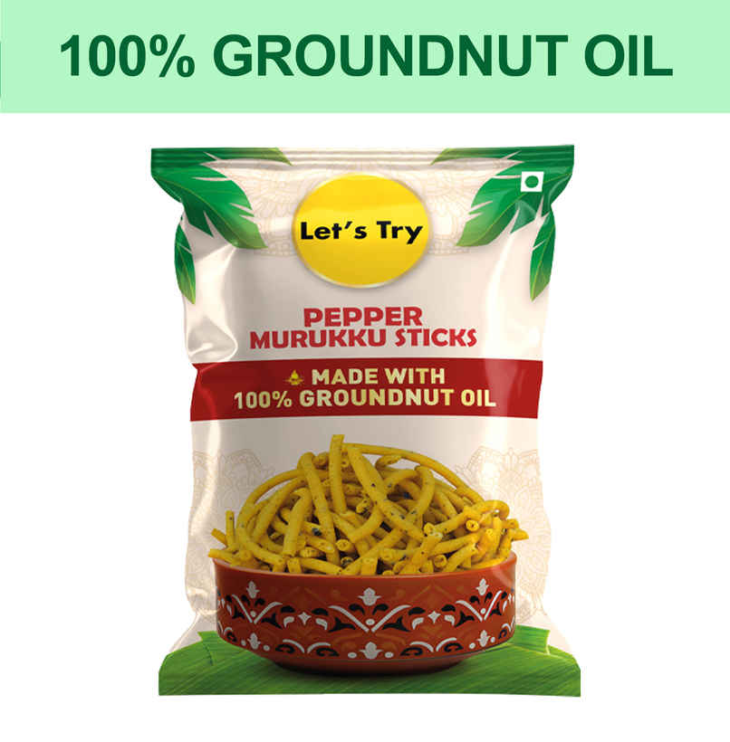 Let's Try Pepper Murukku Sticks