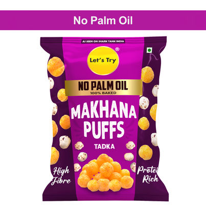 Let's Try Teekha Tadka Makhana Puffs