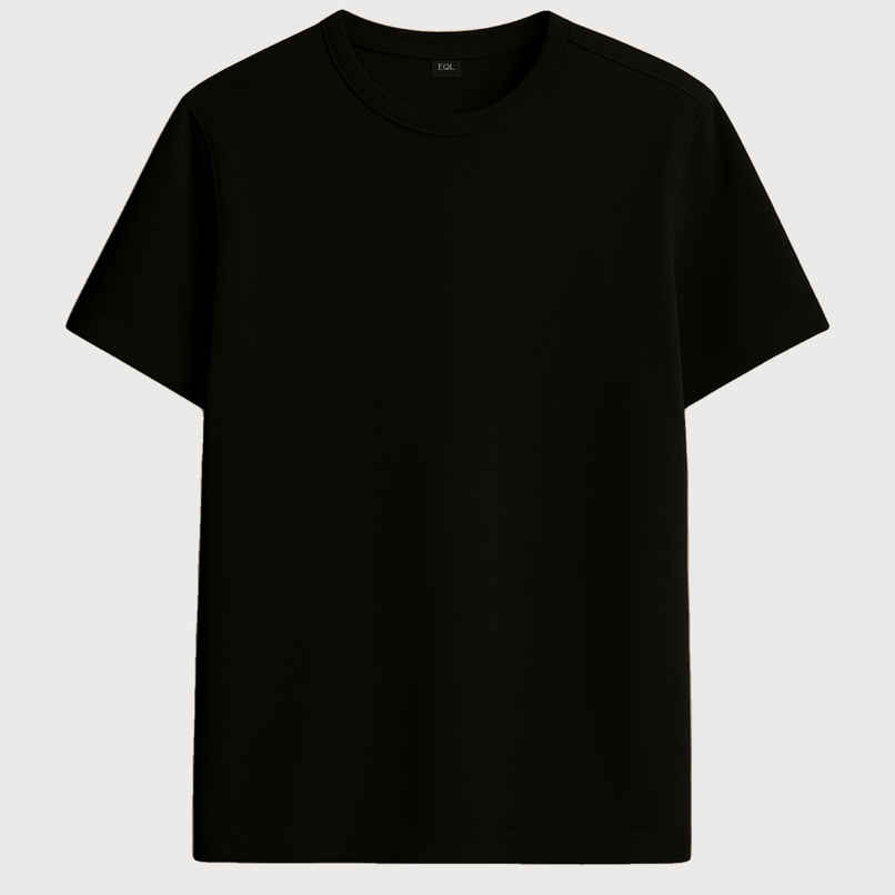 EQL Unisex Select Cotton Lycra T-Shirt | Black - M EQL Unisex Select Cotton Lycra T-Shirt | Black - M