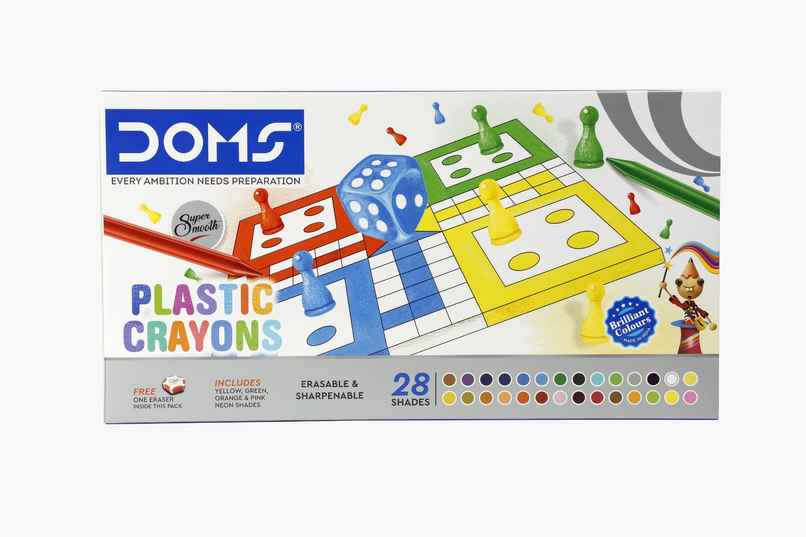 Doms Plastic Crayon Box