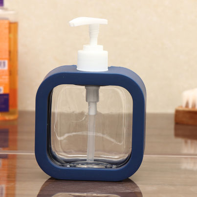 Perpetual Handwash Soap Dispenser Bottle for Wash Basin | Blue Perpetual Handwash Soap Dispenser Bottle for Wash Basin | Blue
