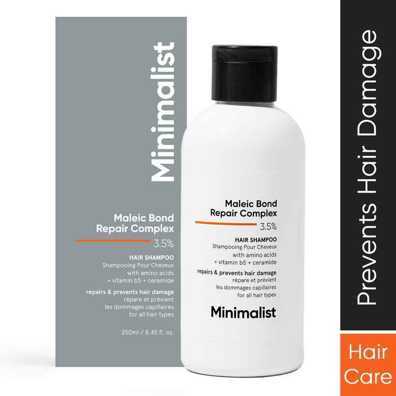 Minimalist Maleic Bond Repair Complex 3.5% Hair Shampoo For Men And Women